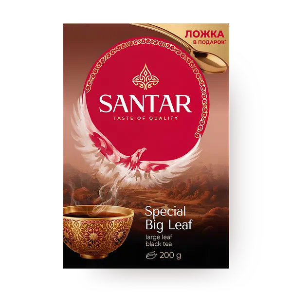Чай чёрный Special Big Leaf Santar листовой